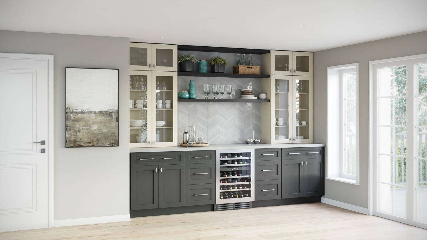 Madison Black Shaker