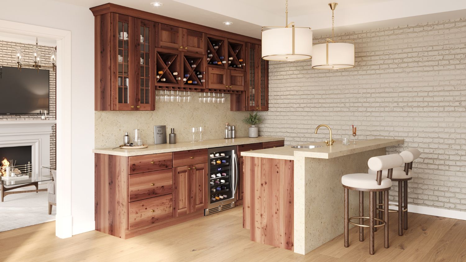 Farmhouse Walnut Shaker