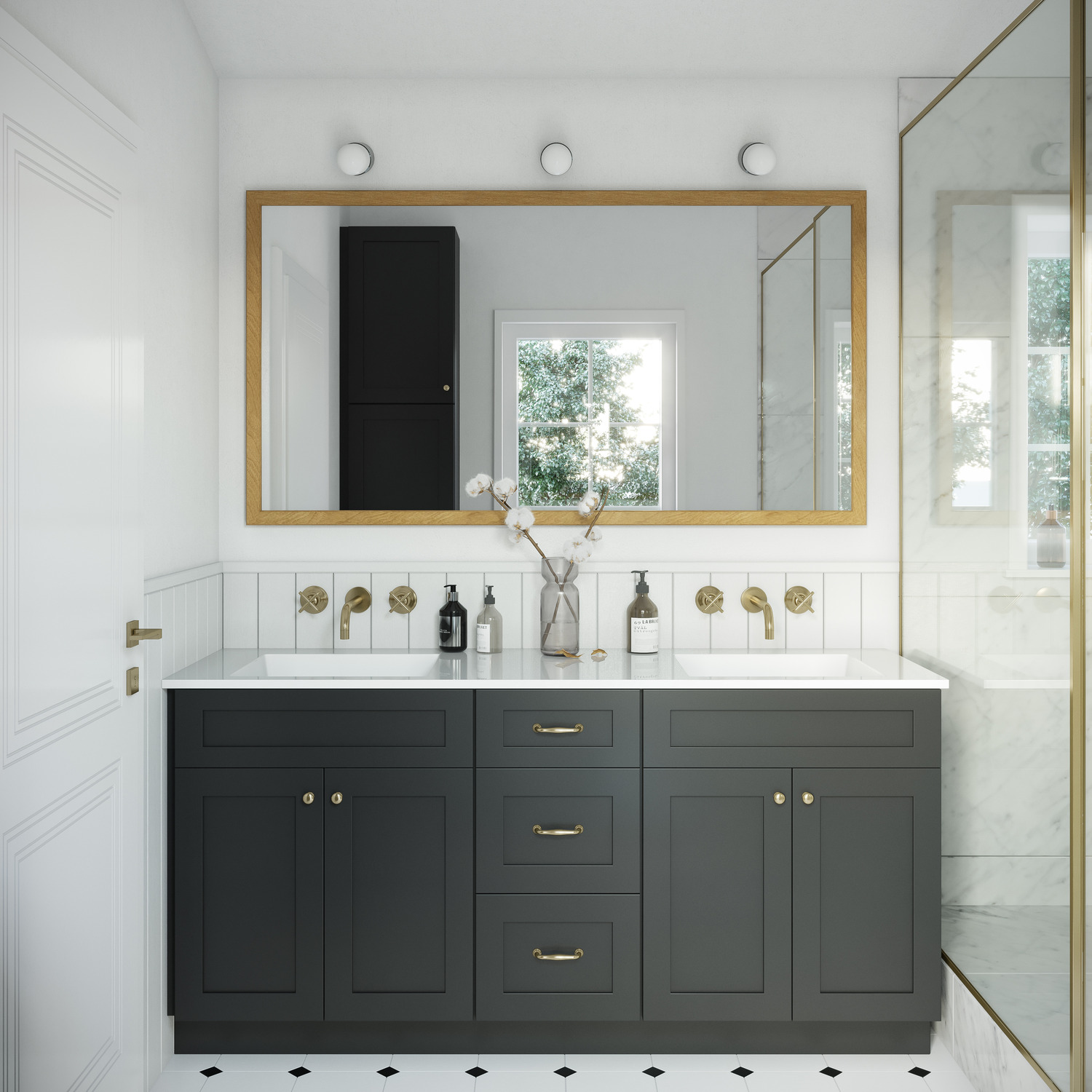 Madison Black Shaker