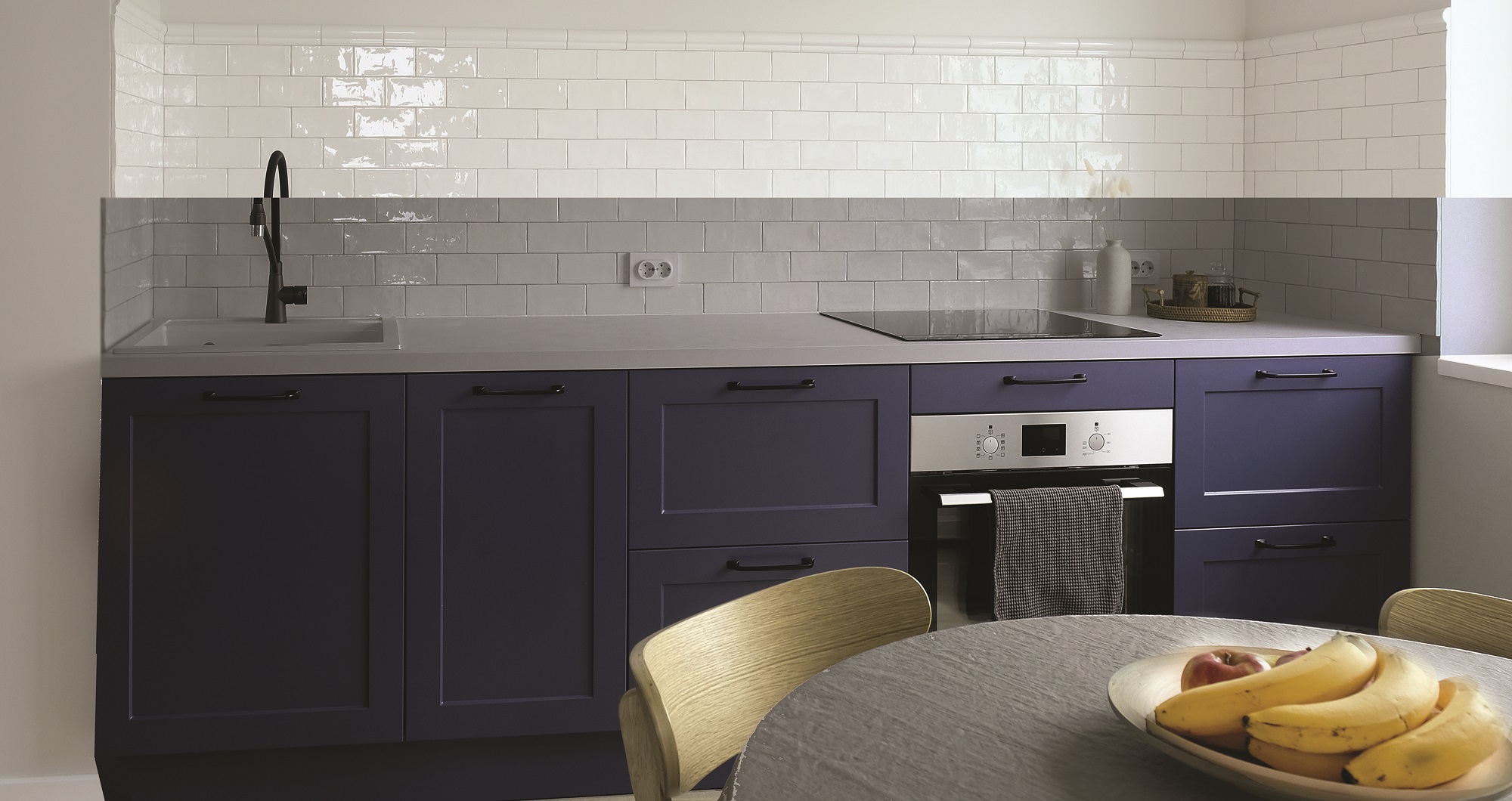 Midnight Painted Blue Shaker - Ready to Assemble Cabinetry