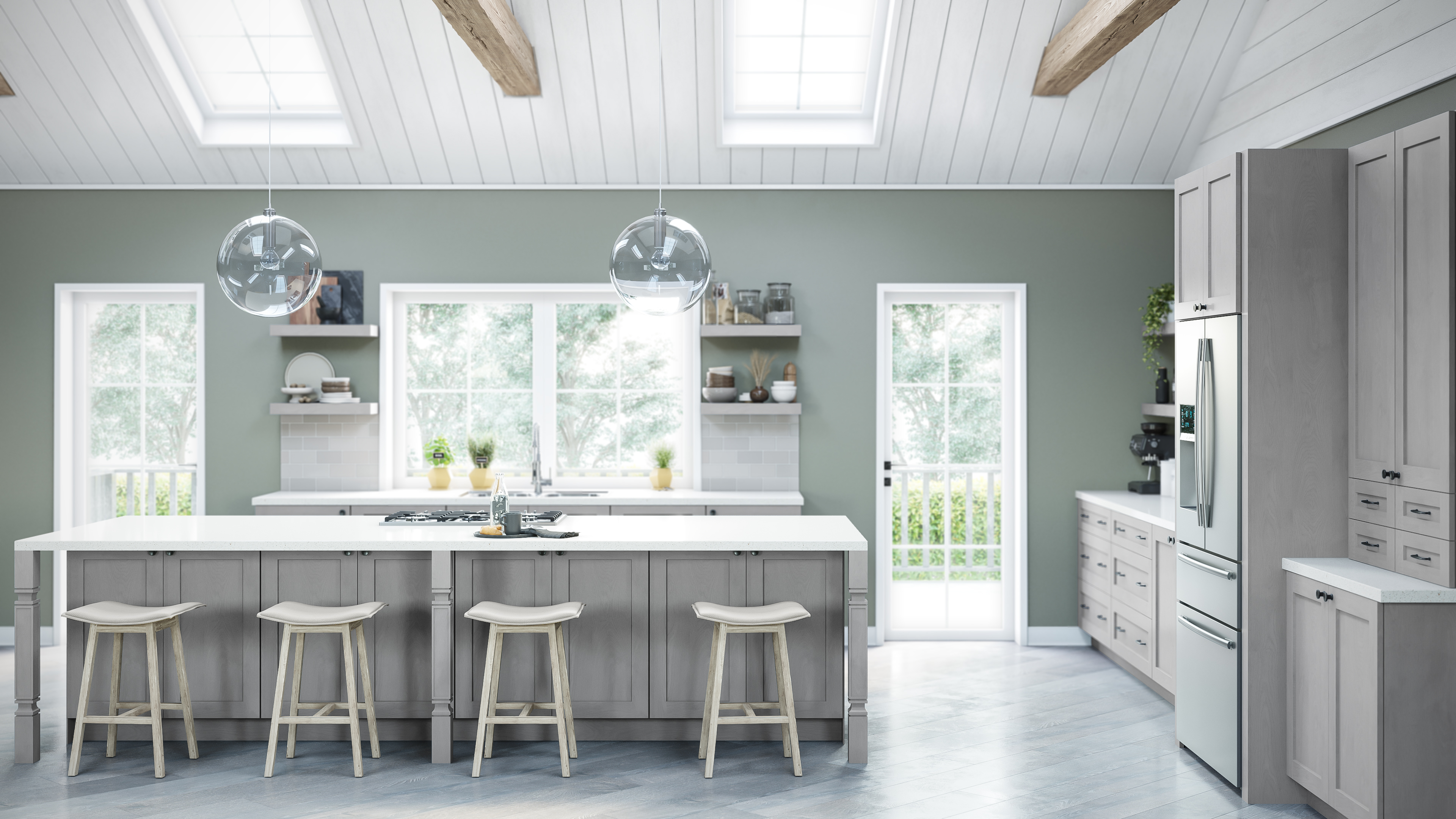 Midtown Light Grey Shaker