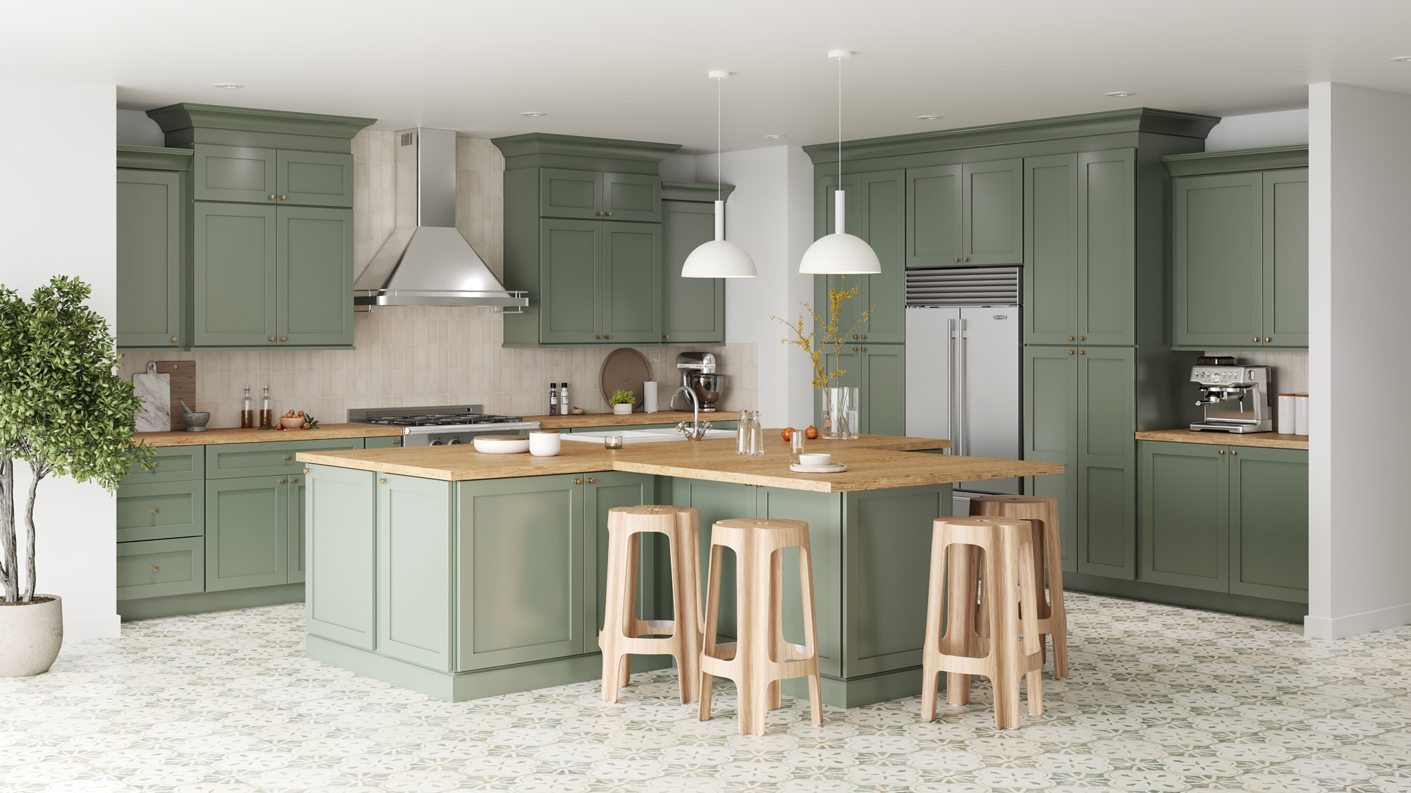 Midtown Pistachio Green Shaker