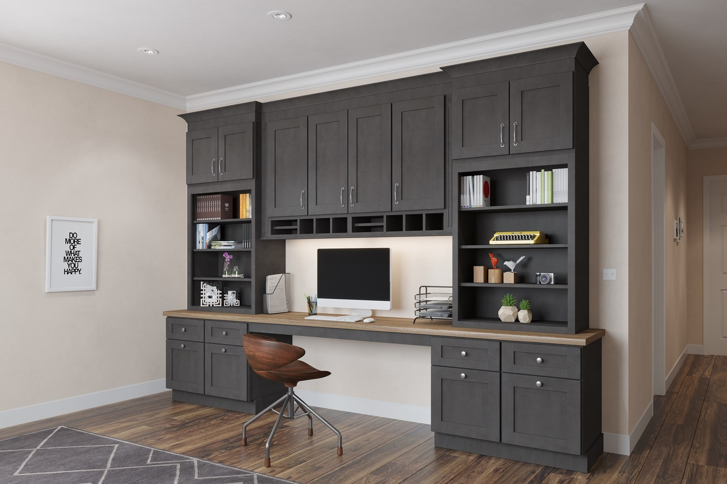 Midtown Dark Grey Shaker