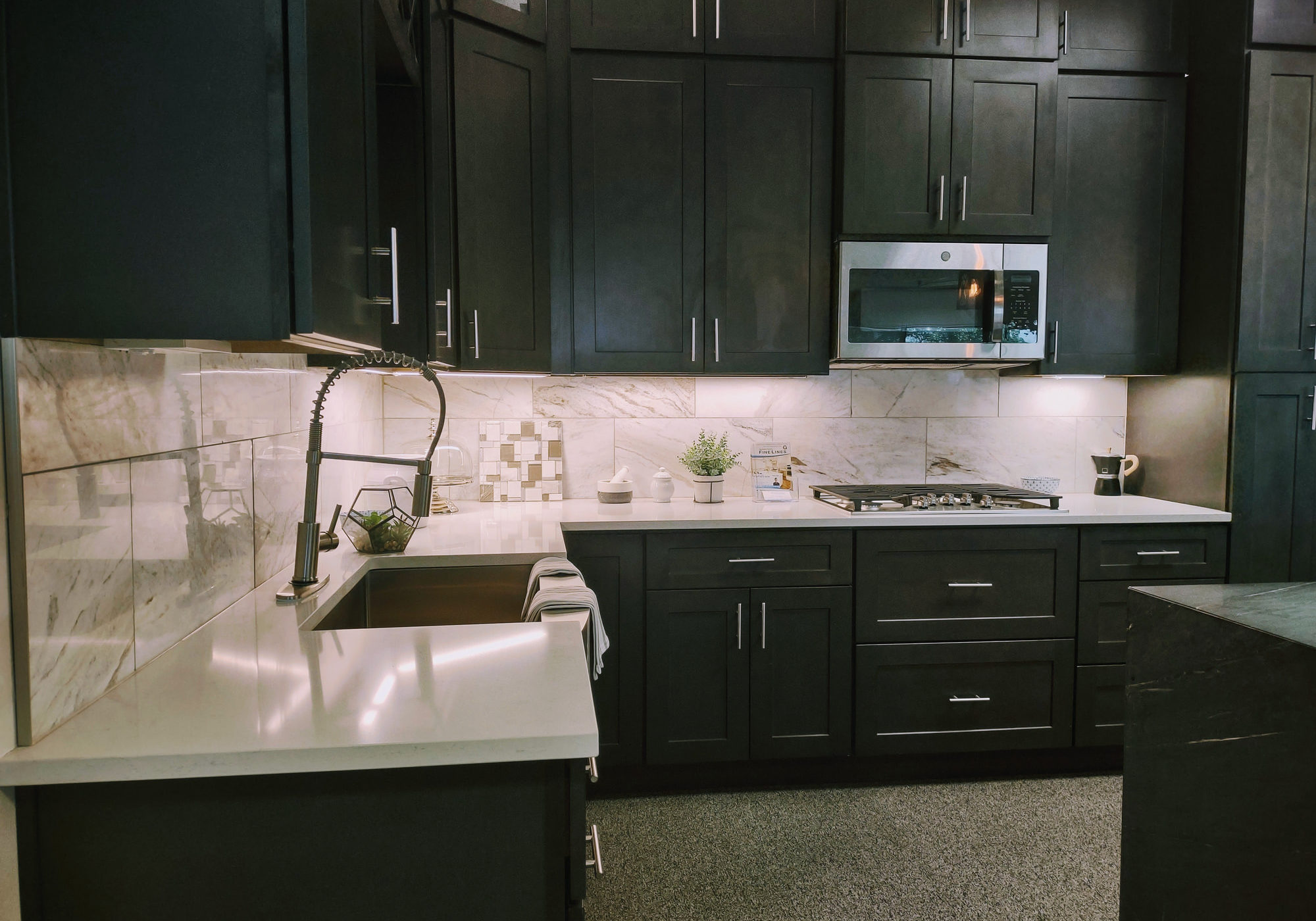 Stained Slate Shaker - Ready to Assemble Cabinetry