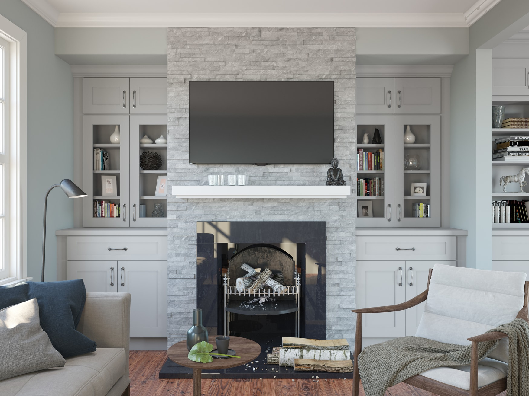 Midtown Painted Grey Shaker