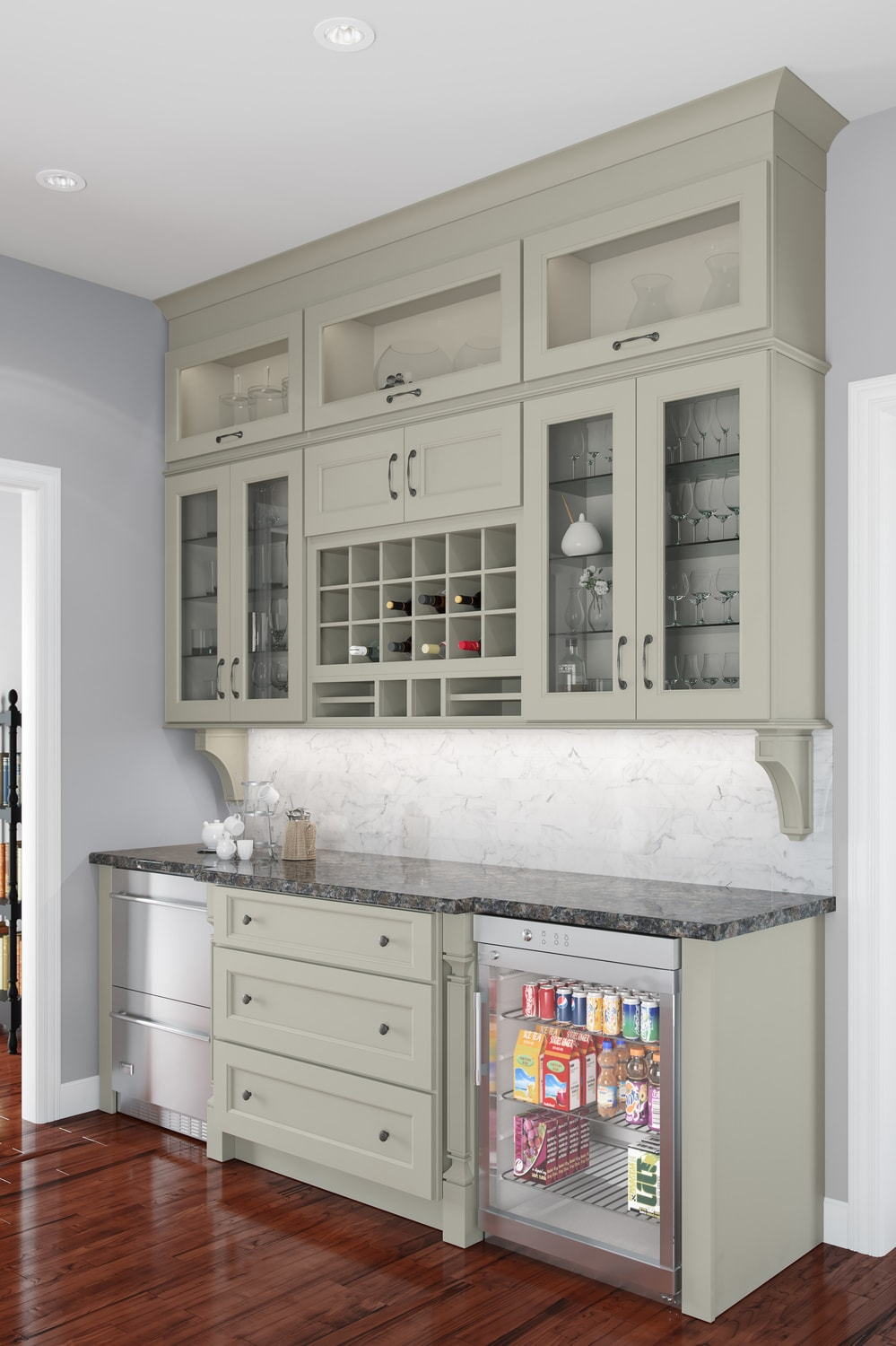 Pre-Assembled Bar Room Cabinets