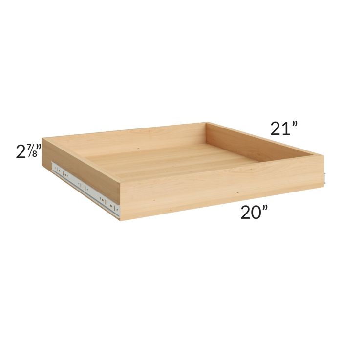Providence Natural Grey 24" Roll Out Tray with a Dovetailed Drawer Box