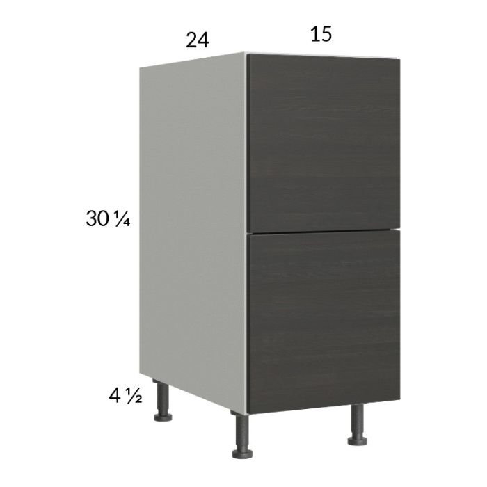 Euro Cafe 15" 2-Drawer Base Cabinet