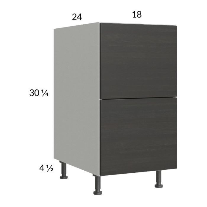 Euro Cafe 18" 2-Drawer Base Cabinet