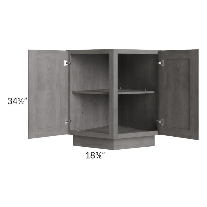 Providence Slate Grey 24" Angle Base Cabinet 