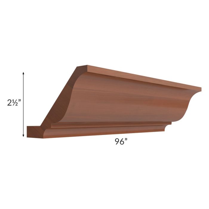 Phoenix Caramel Glaze Crown Molding (2-1/2" Height)