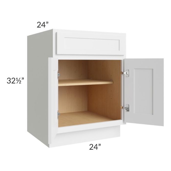 Stratus White ADA 24" Base Cabinet