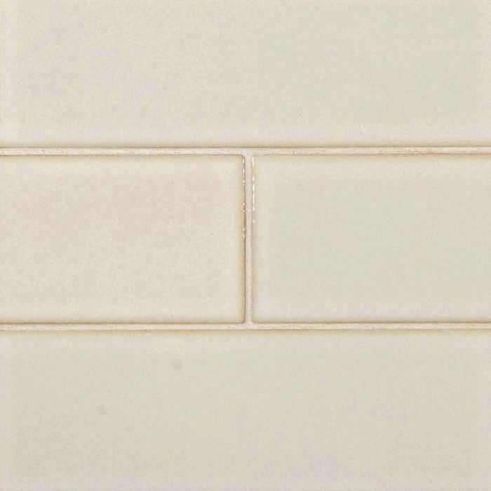Antique White Glazed Handcrafted 4 x 12 Subway Tile