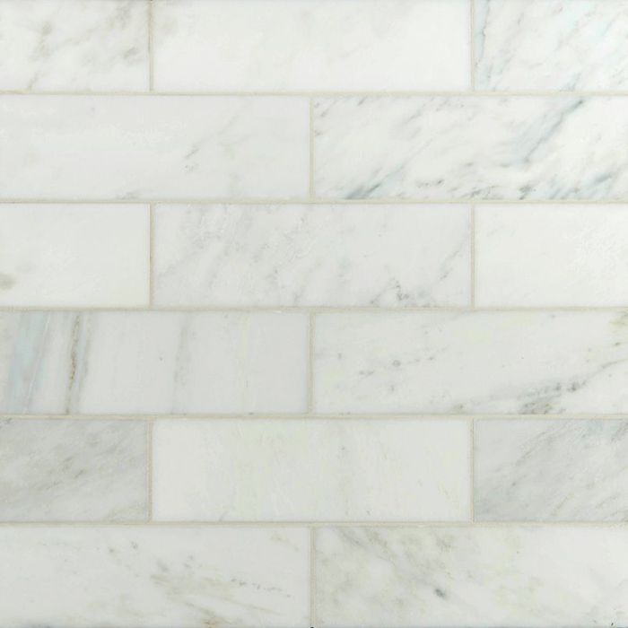 Arabescato Carrara 4" x 12" Honed