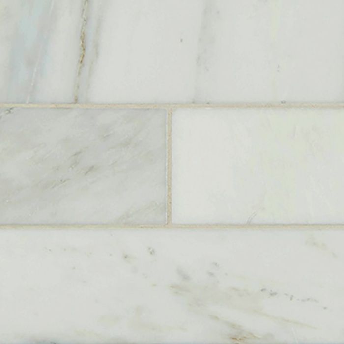 Arabescato Carrara 4" x 12" Honed