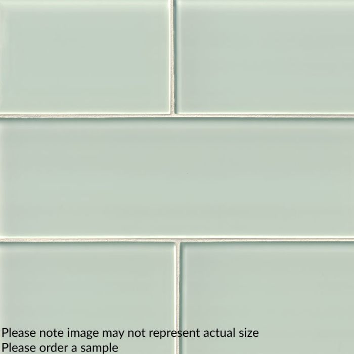 Arctic Ice Glass 4" x 12" Subway Tile