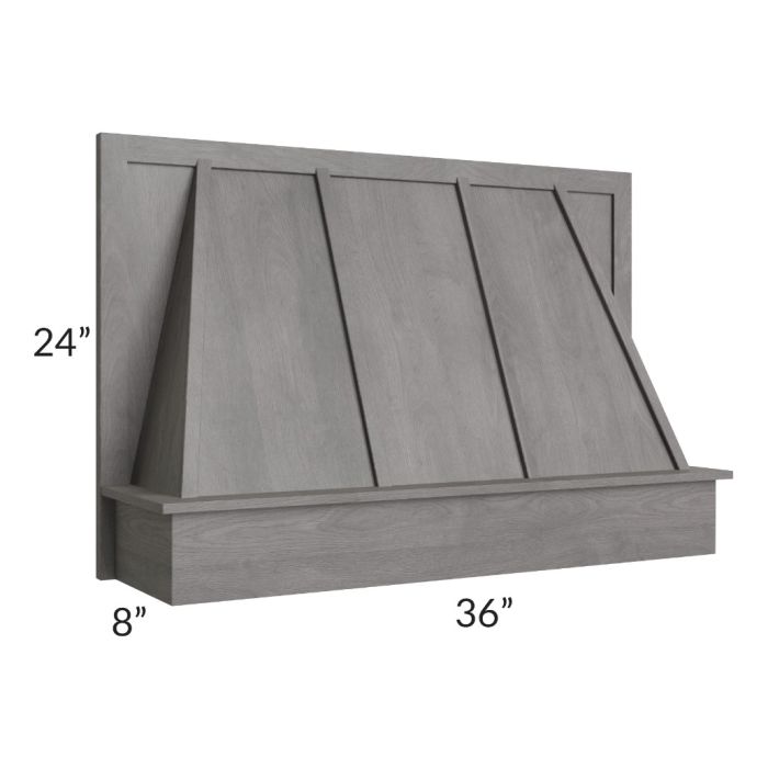 Providence Slate Grey 36" Wood Range Hood