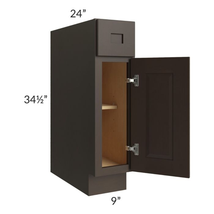 Southport Espresso Shaker 9" Base Cabinet