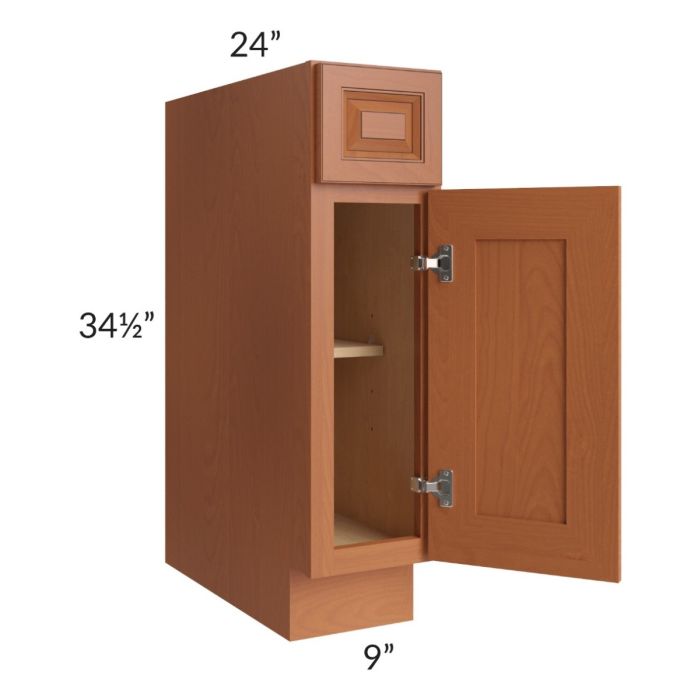 Lexington Cinnamon Glaze 9" Base Cabinet