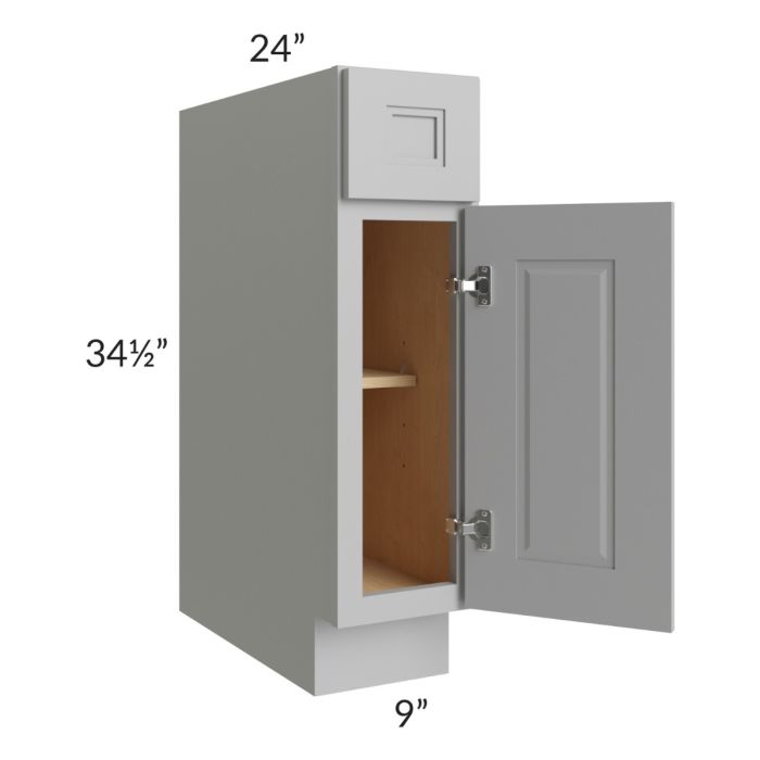 Charlotte Grey 9" Base Cabinet