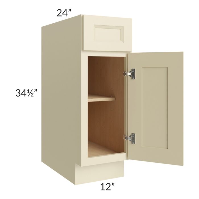 Casselton Ivory 12" Base Cabinet