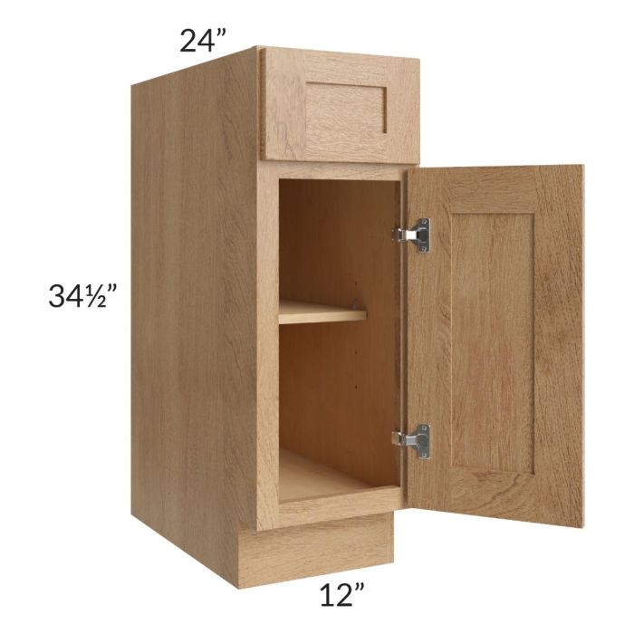 Midtown Timber Shaker 12" Base Cabinet