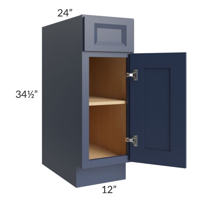 Bayville Blue 12" Base Cabinet