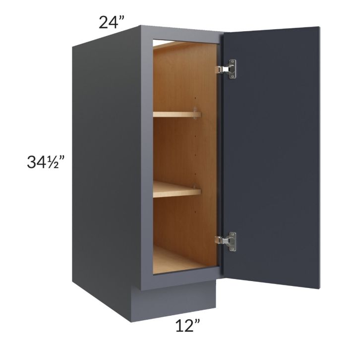Vienna Indigo 12" Full Height Door Base Cabinet
