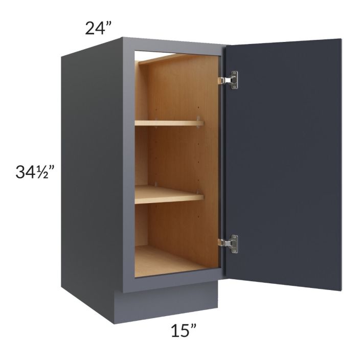 Vienna Indigo 15" Full Height Door Base Cabinet