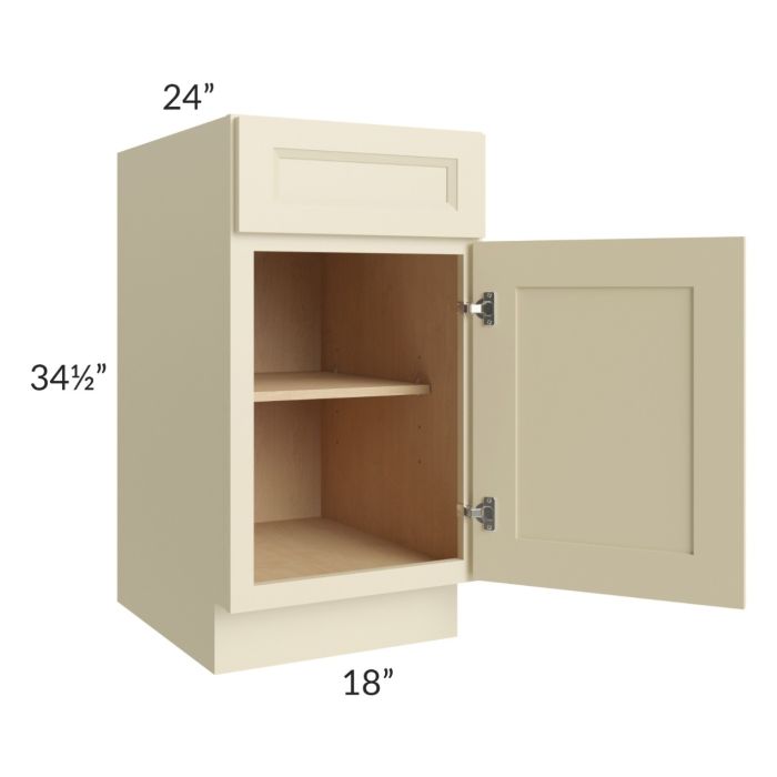 Casselton Ivory 18" Base Cabinet