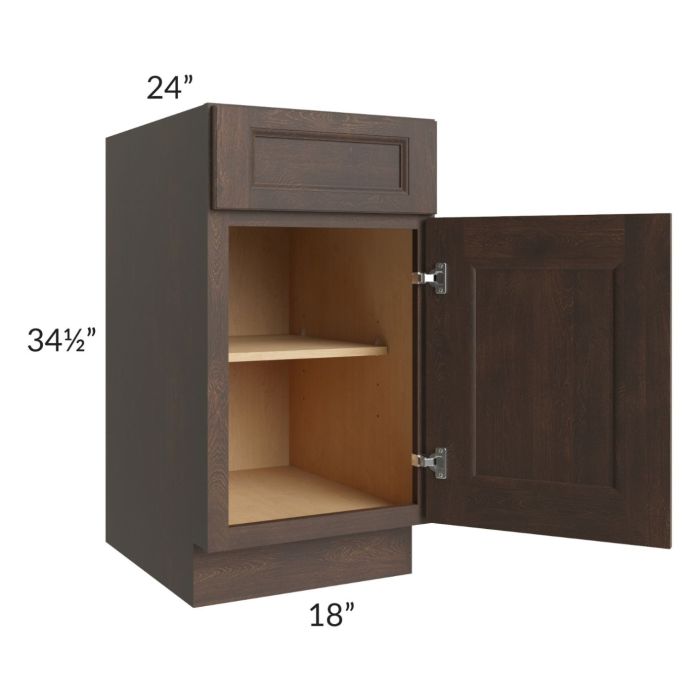 Tuscan Kona Brown 18" Base Cabinet