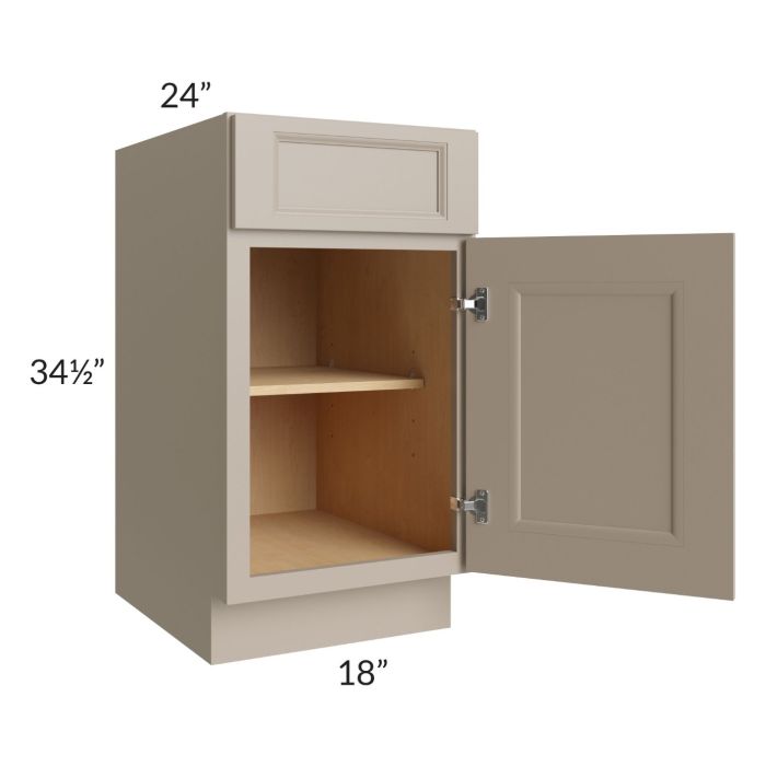 Tuscan Oyster 18" Base Cabinet