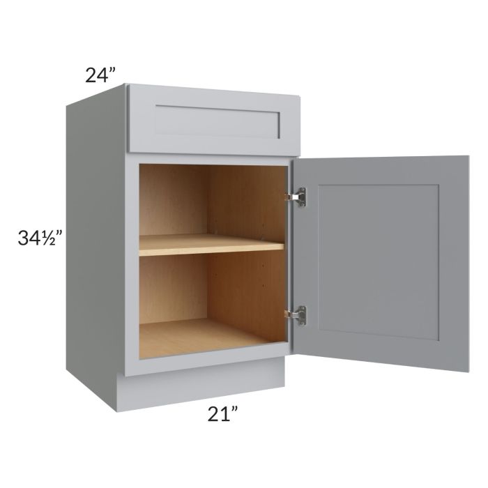 Asheville Grey Shaker 21" Base Cabinet