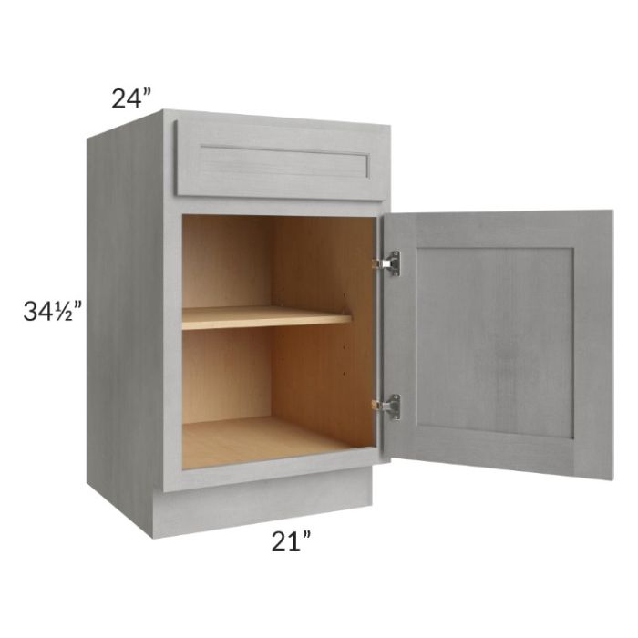Gramercy Grey Mist 21" Base Cabinet