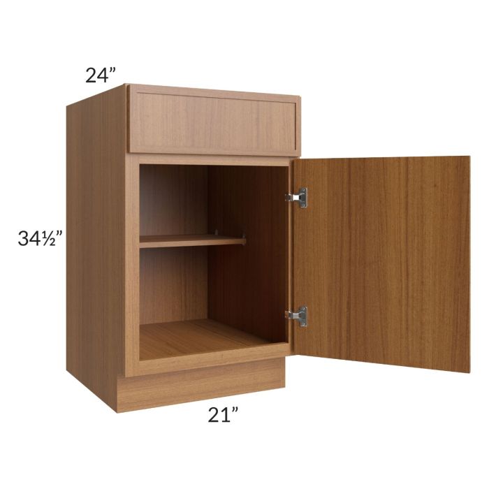 Portland Walnut 21" Base Cabinet