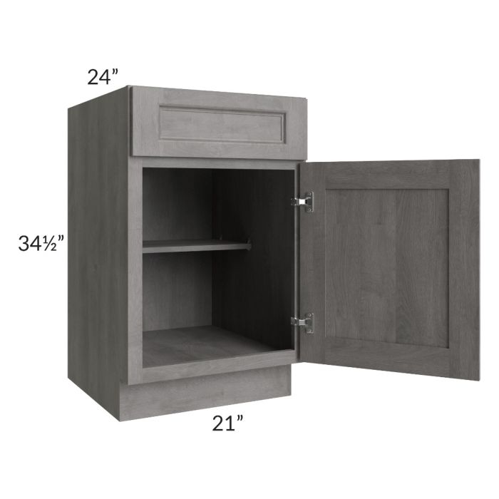 Providence Slate Grey 21" Base Cabinet 