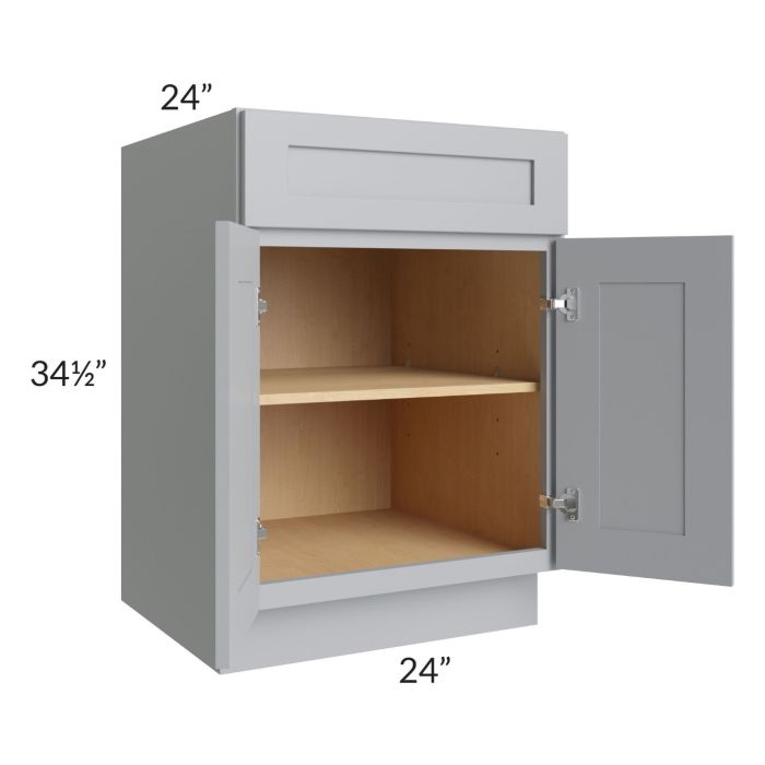Asheville Grey Shaker 24" Base Cabinet