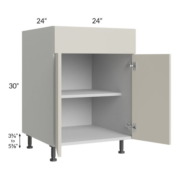 Milan Beige Matte 24" Base Cabinet