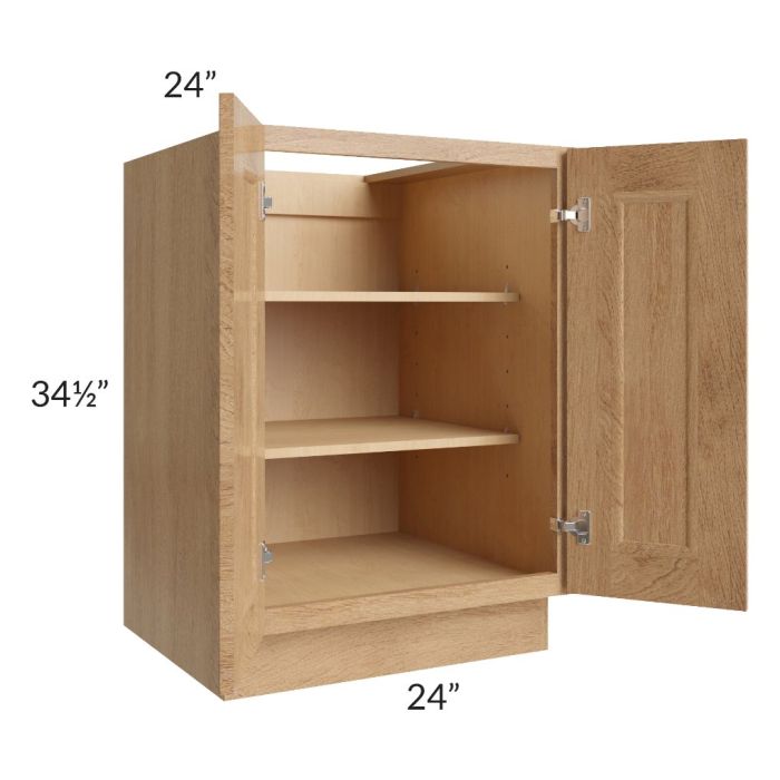 Tuscan Timber 24" Full Height Door Base Cabinet