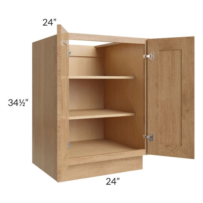 Midtown Timber Shaker 24" Full Height Door Base Cabinet