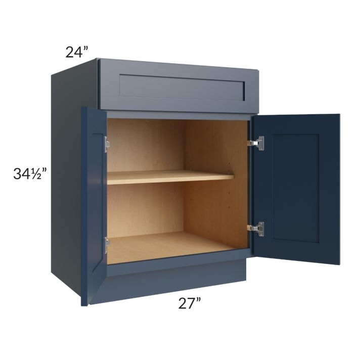 Midtown Blue Shaker 27" Base Cabinet