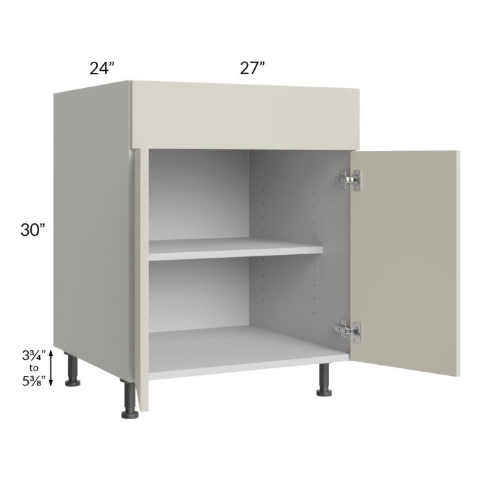 Milan Beige Matte 27" Base Cabinet