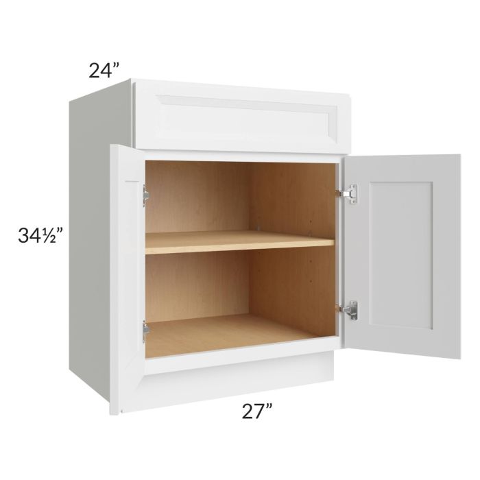 Bayville White 27" Base Cabinet