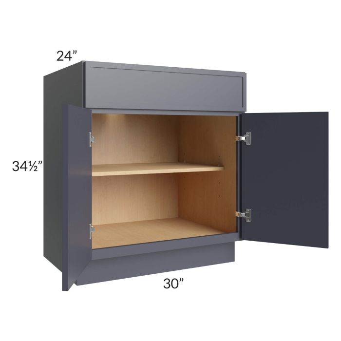 Vienna Indigo 30" Base Cabinet