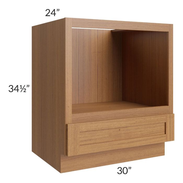 Artisan Walnut Shaker 30" Microwave Base Cabinet