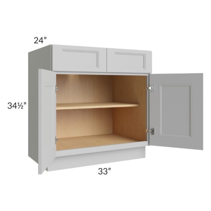 Tuscan Painted Grey 33" Base Cabinet