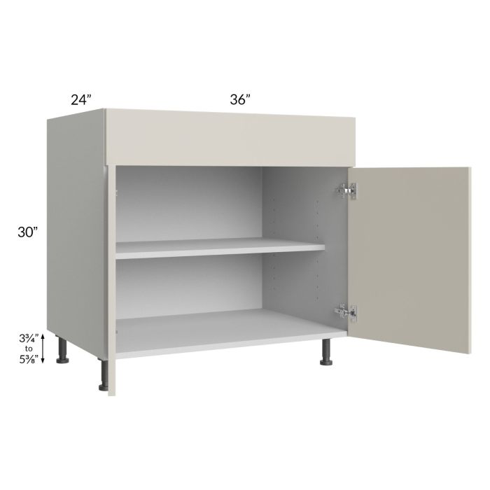 Milan Beige Matte 36" Base Cabinet