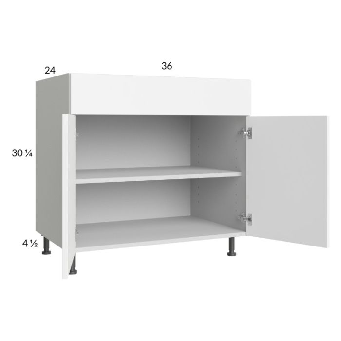 Euro Gloss White 36" Base Cabinet