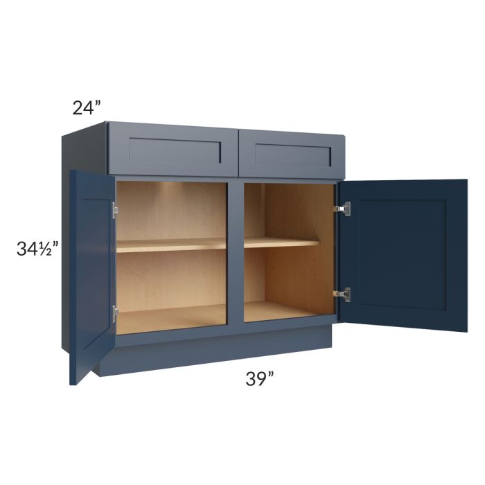 Midtown Blue Shaker 39" Base Cabinet