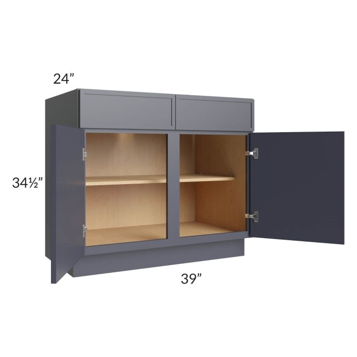 Vienna Indigo 39" Base Cabinet